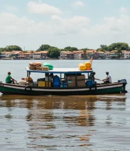 Como funciona a balsa de Manaus para Belém?