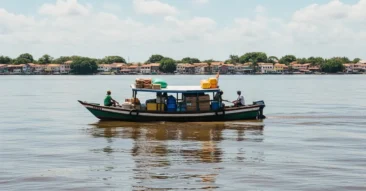 Como funciona a balsa de Manaus para Belém?