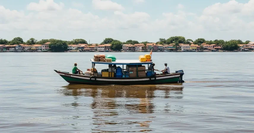 Como funciona a balsa de Manaus para Belém?